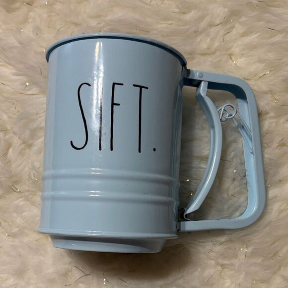 Rae Dunn Light Blue Flour Sifter - Picture 1 of 5